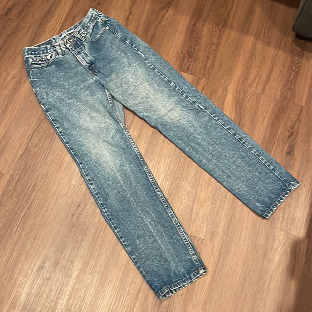 Vintage Tommy Hilfiger Straight Legged Jeans - Picture 2 of 8